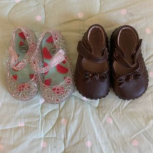 Baby Girl Bundle Mary Jane Shoes size 3
